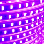 Cinta LED 220V Purpura 2835 Interior Exterior Corte Cada 1 Metro