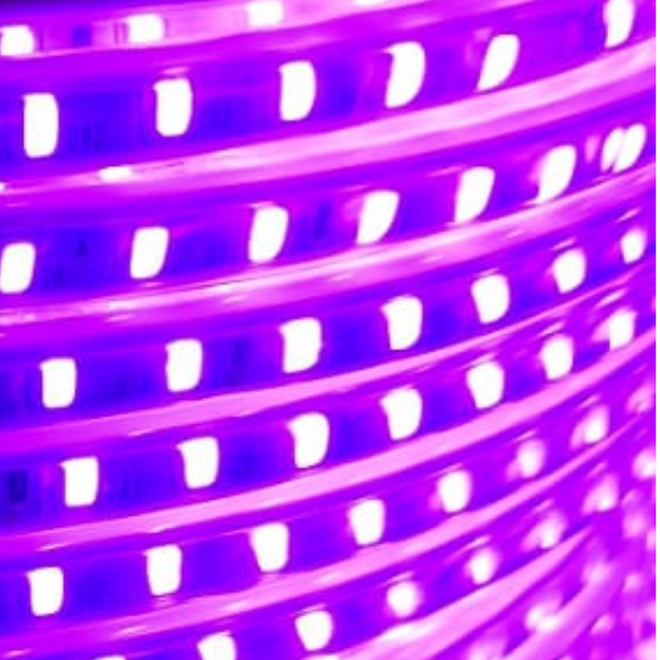 Cinta LED 220V Purpura 2835 Interior Exterior Corte Cada 1 Metro