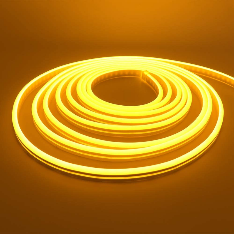 Cinta LED 12V Neon Dorado 2835 Interior Exterior Corte Cada 3Cm