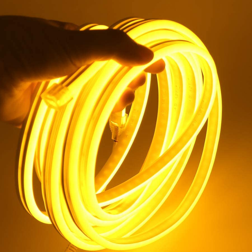 Cinta LED Neon Dorado 2835 Interior Exterior 1 Metro