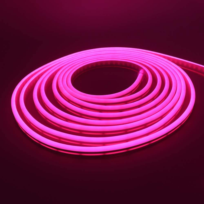 Cinta LED 12V Neon Rosa 2835 Interior Exterior Corte Cada 3Cm