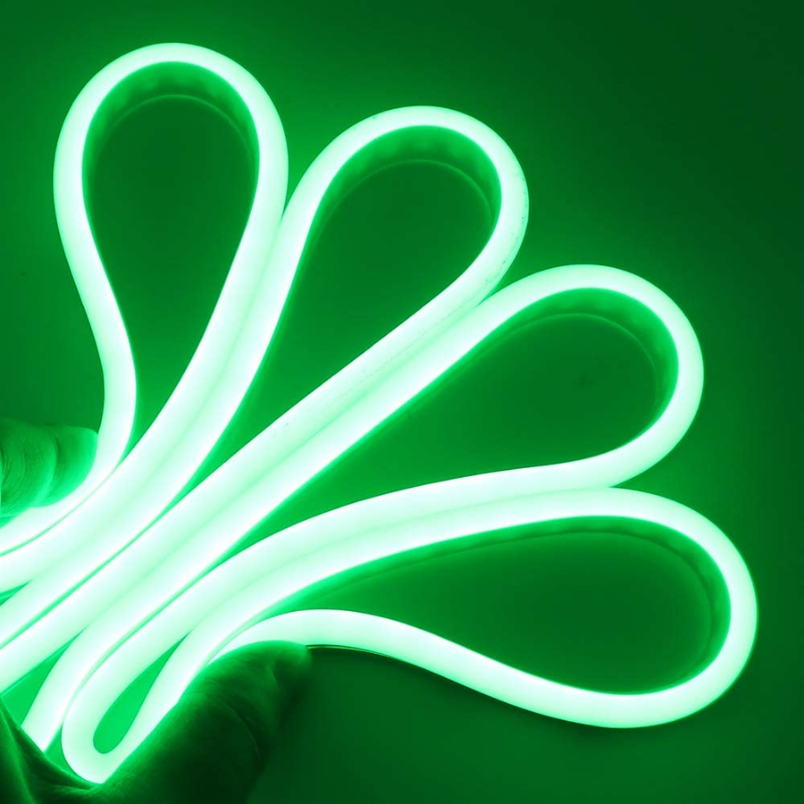 Cinta LED 12V Neon Verde 2835 Interior Exterior Corte Cada 3Cm
