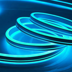 Cinta LED 12V Neon Azul Hielo 2835 Interior Exterior Corte Cada 3Cm