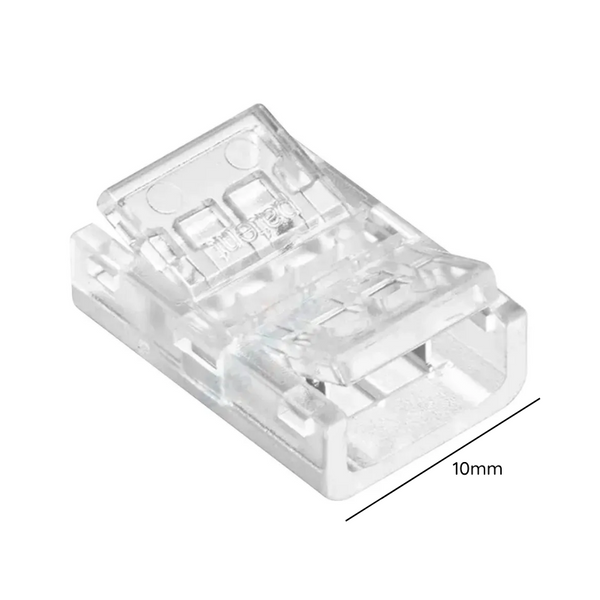 Accesorio Conector Cinta 10Mm Para 12V Y 24V En Serie De Placa Paquete De 100 Und