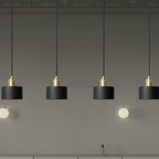 Lampara De Techo Negra A Riel Porta Ampolleta E27 Modelo Morava