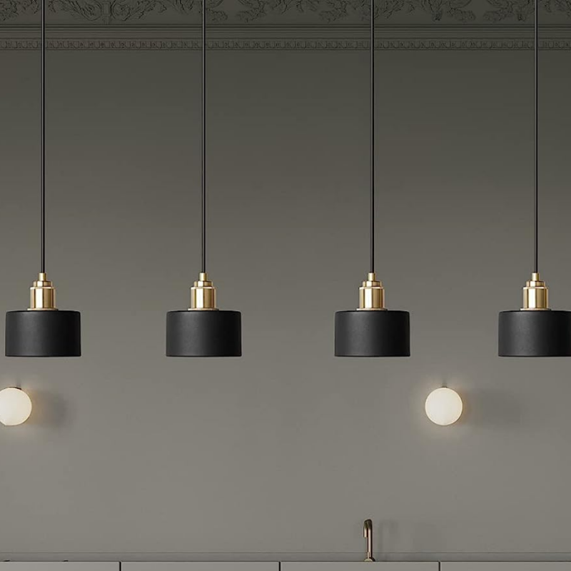 Lampara De Techo Negra A Riel Porta Ampolleta E27 Modelo Morava