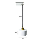 Lampara De Techo Blanca A Riel Porta Ampolleta E27 Modelo Morava