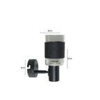 Aplique Negro Simple Porta E14 Negro Modelo Zaurak