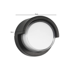 Aplique LED Plastico Redondo 3000K Ip54