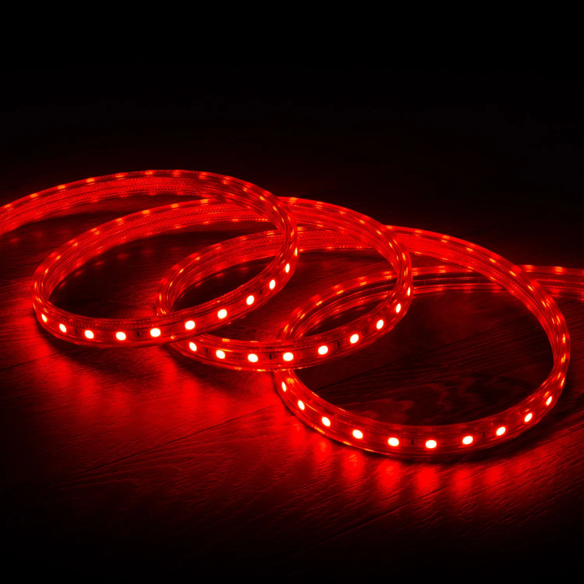 Cinta LED 220V Rojo 2835 Interior Exterior Corte Cada 1 Metro