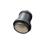 Soquete Vintage Negro Porta Ampolleta E27 Modelo Varena