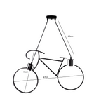 Lampara De Techo Porta Ampolleta E27 X2 Modelo Bici Vernon