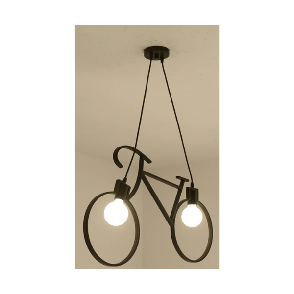 Lampara De Techo Porta Ampolleta E27 X2 Modelo Bici Vernon
