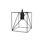 Lampara De Techo Porta Ampolleta E27 Modelo Sirius Cuadrada