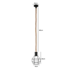 Lampara De Techo Porta Ampolleta E27 Modelo Yute Siegburg