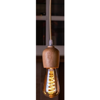 Soquete Madera Porta Ampolleta E27 Modelo Beteigeuze Iii