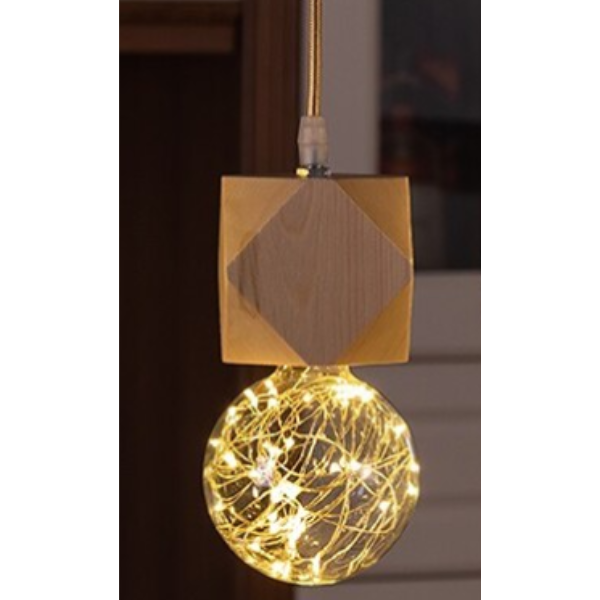 Soquete Madera Porta Ampolleta E27 Modelo Beteigeuze