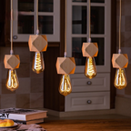 Soquete Madera Porta Ampolleta E27 Modelo Beteigeuze Iii