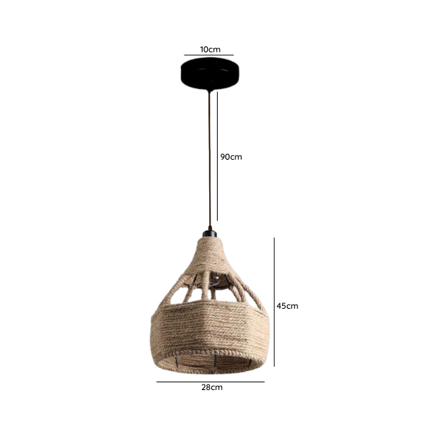 Lampara De Techo Porta Ampolleta E27 Modelo Sirius Redonda