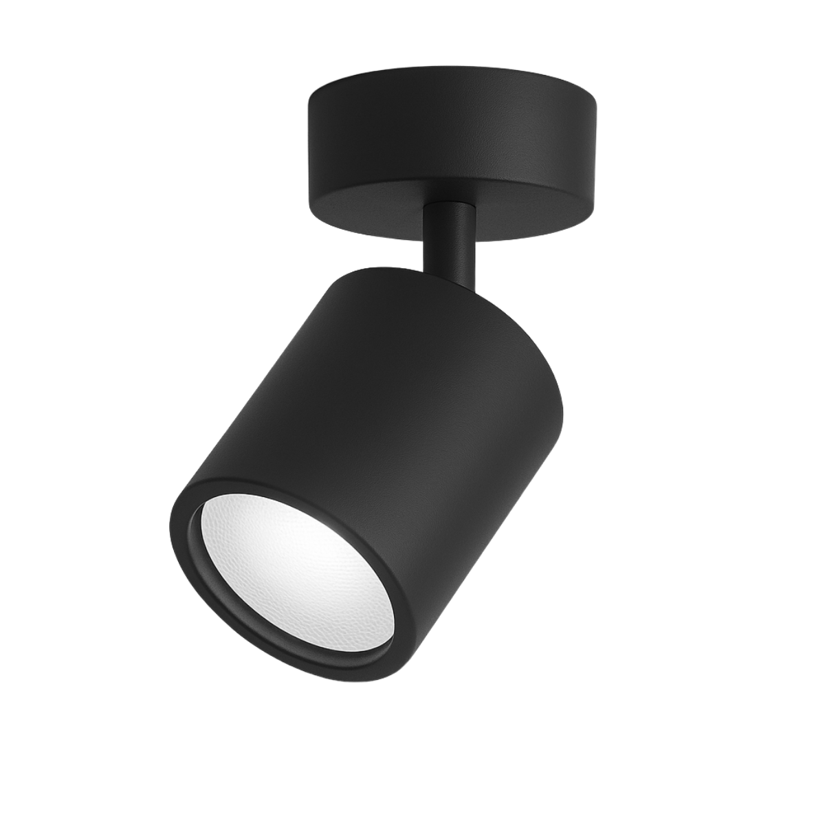 Foco Porta GU10 Negro Sobrepuesto LED Modelo Altair I