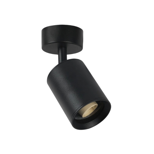 Foco Porta GU10 Negro Sobrepuesto LED Modelo Altair I