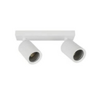 Foco Porta Gu10 Doble Blanco Sobrepuesto LED Modelo Altair II