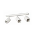 Foco Porta GU10 Triple Blanco Sobrepuesto LED Modelo Altair III