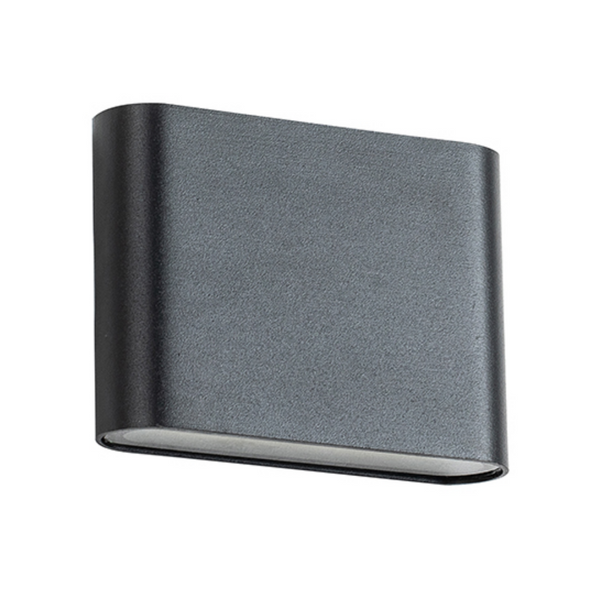 Aplique Doble LED Exterior Ip54 Negro 2X3W Calido 3000K Modelo Gacrux