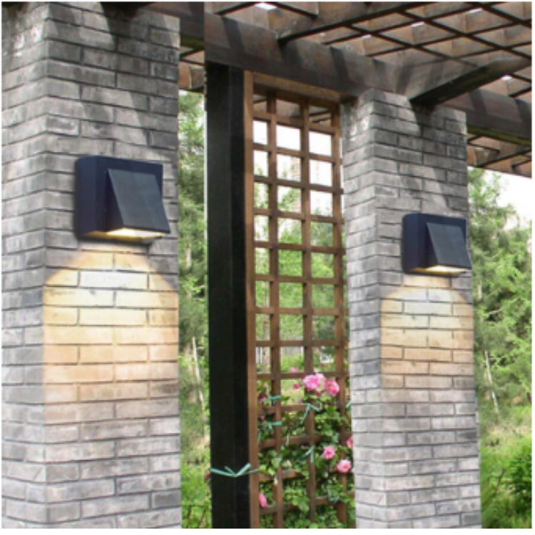 Aplique LED Simple Exterior Ip54 5W 3000K Negro Modelo Kapelle