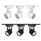 Foco Monofasico Negro Porta Ampolleta Gu10 Modelo Naira