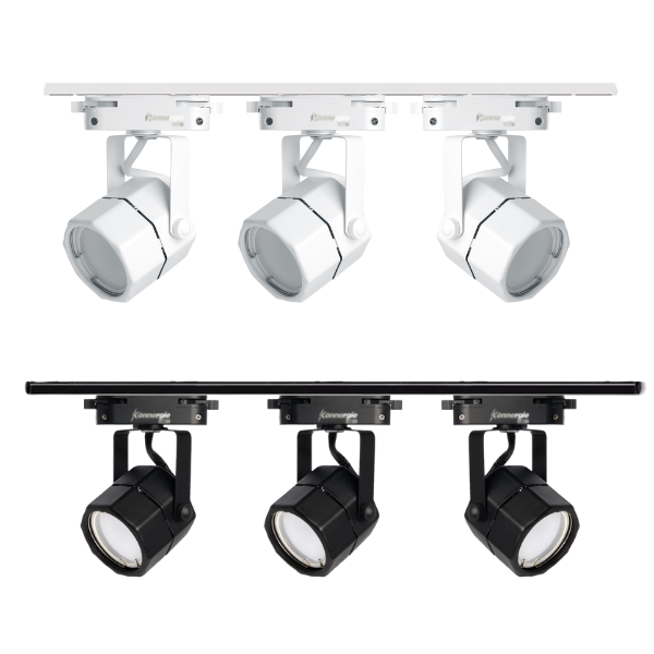 Foco Monofasico Negro Porta Ampolleta Gu10 Modelo Naira