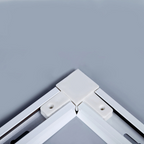 Conector L Riel Monofasico Blanco Modelo Paladio