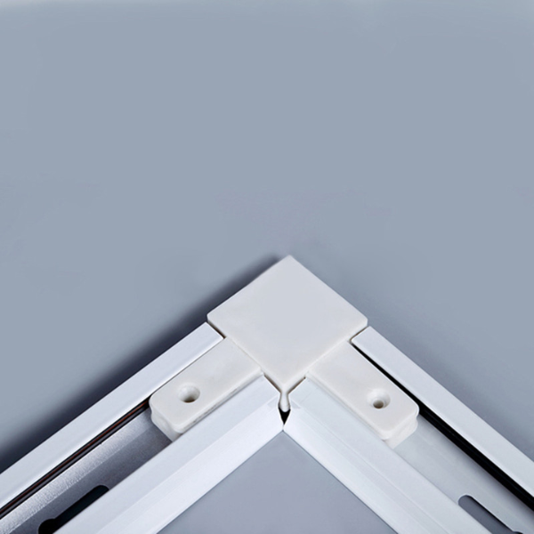 Conector L Riel Monofasico Blanco Modelo Paladio