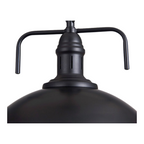 Lampara De Techo Negra Porta Ampolleta E27 Modelo Antares