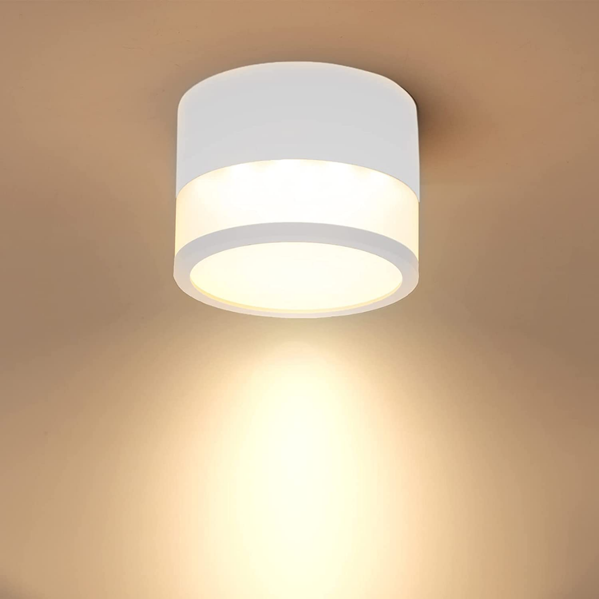 Panel Decorativo Sobrepuesto Blanco Moderno 7W