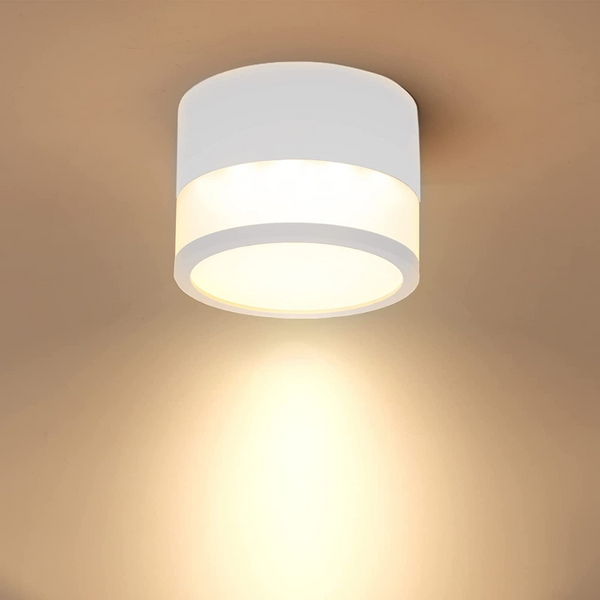 Panel Decorativo Sobrepuesto Blanco Moderno 7W