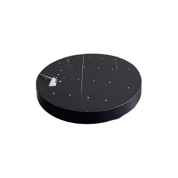 Lampara LED Moderna Colgante 36W 600Mm Negra 6000K Modelo Redonda Cerrada Svetla