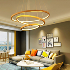 Lampara LED Moderna Redonda Colgante 76W 600Mm Medera 3000K-4000K-6000K Modelo Bancroft