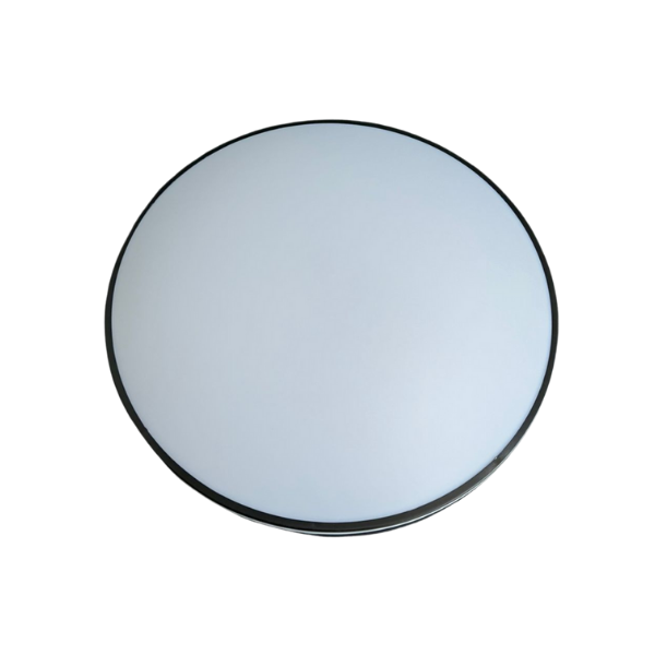 Lampara LED Moderna Redonda Sobrepuesta 36W 400Mm Negra 3000K-4000K-6000K Modelo Takoda