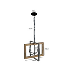 Lampara De Techo Negra Porta 4 Ampolleta E14 Modelo Mago