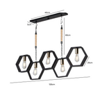 Lampara De Techo Porta Ampolleta De 5 Soquetes E27 Modelo Sceptrum