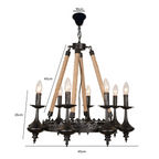 Lampara De Techo Porta Ampolleta 8 Soquetes E14 Modelo Persei