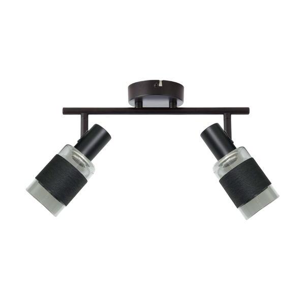 Aplique Negro Simple Porta E14 LED Modelo Zaurak