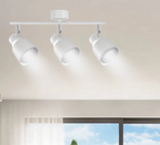 Foco Porta GU10 Triple Blanco Sobrepuesto LED Modelo Híades
