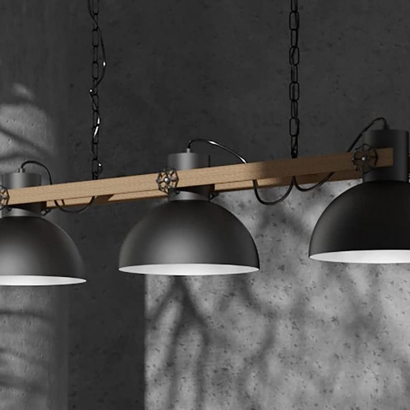 Lampara De Techo Triple Dirigible Porta Ampolleta E2 Modelo Tejat