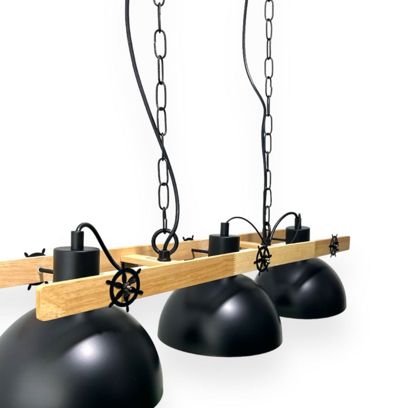 Lampara De Techo Triple Dirigible Porta Ampolleta E2 Modelo Tejat