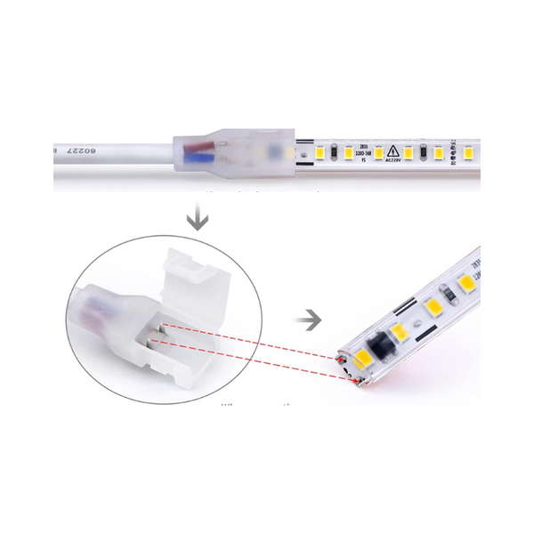 Conector Para Cinta 2835 Tipo Broche