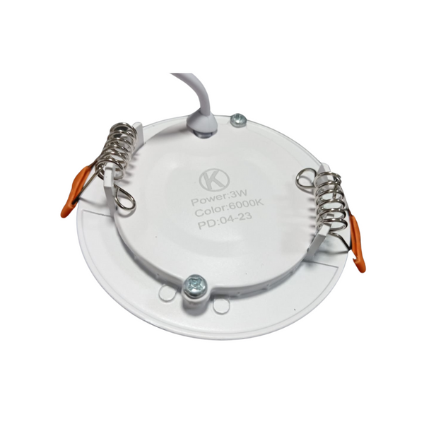 Panel Spot Pro Embutido 3W Redondo Neutro 4000K
