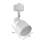 Foco Porta GU10 Blanco Sobrepuesto LED Modelo Híades