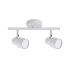 Foco Porta GU10 Doble Blanco Sobrepuesto LED Modelo Híades